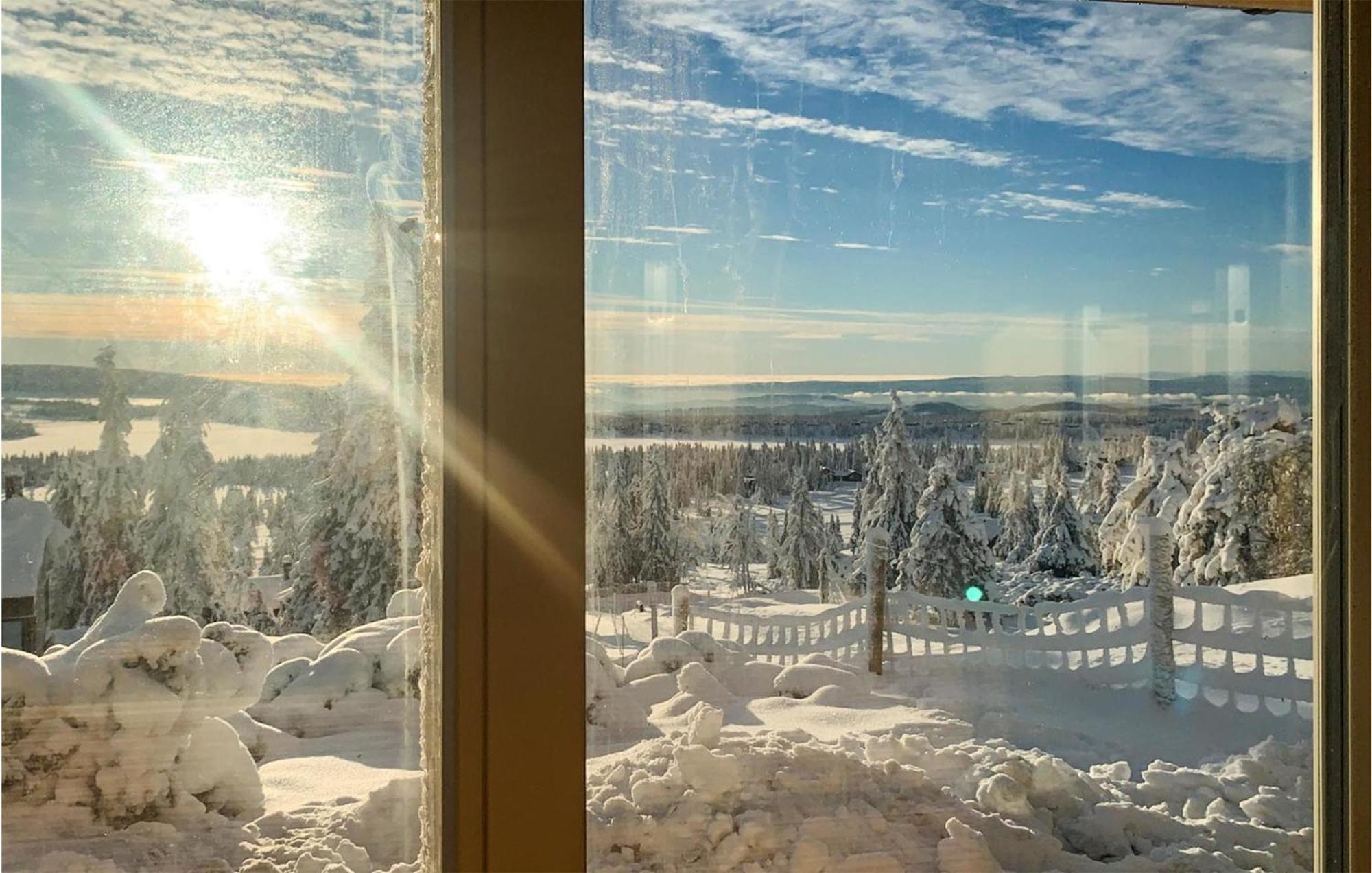 Amazing Home In Sjusjoen With Kitchen Bagian luar foto