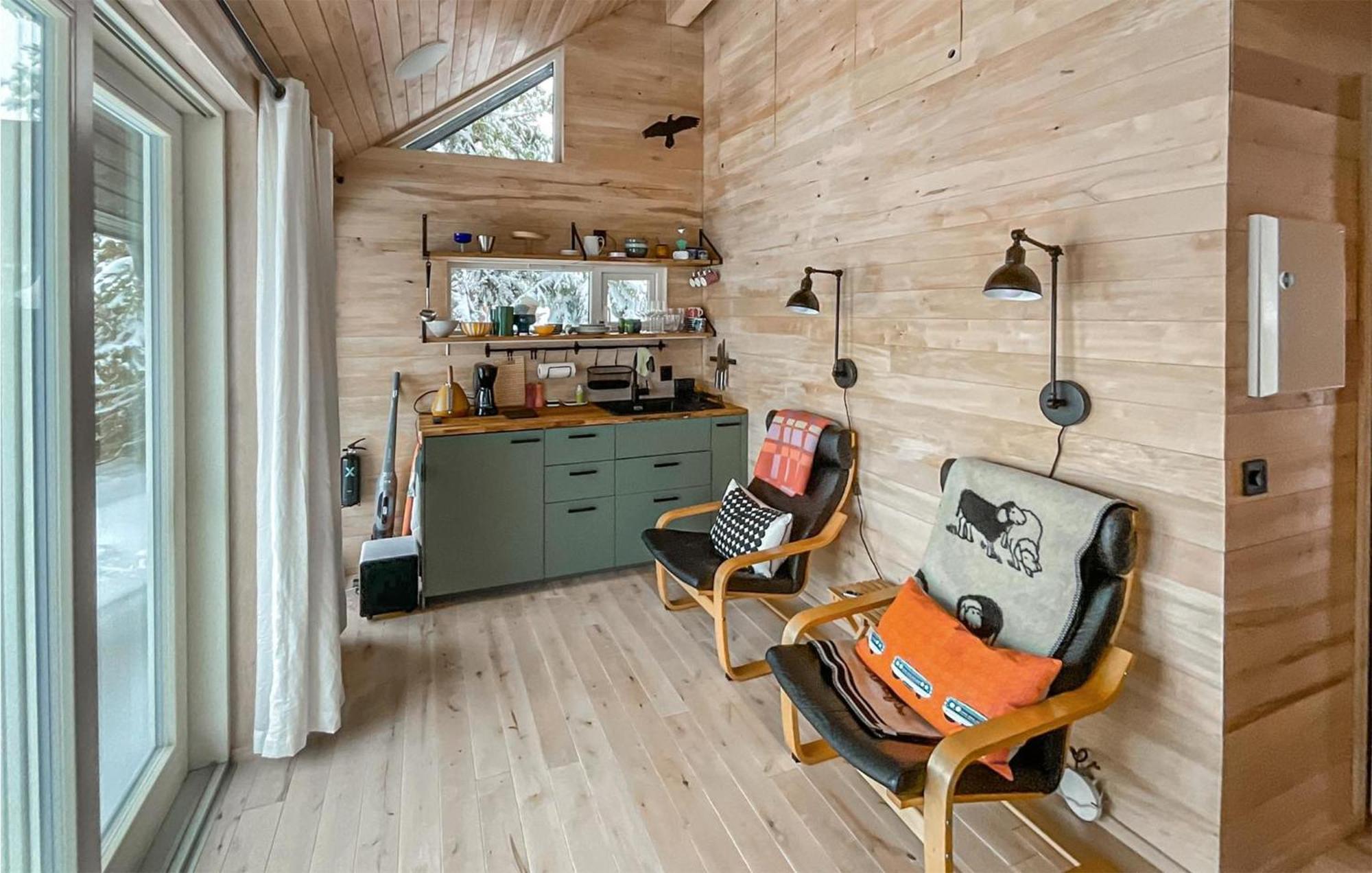 Amazing Home In Sjusjoen With Kitchen Bagian luar foto
